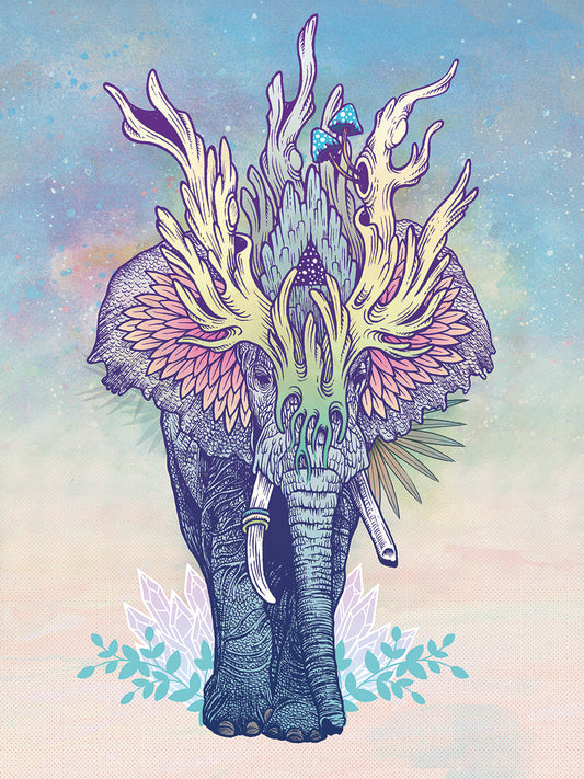 Spirit Elephant Canvas Art