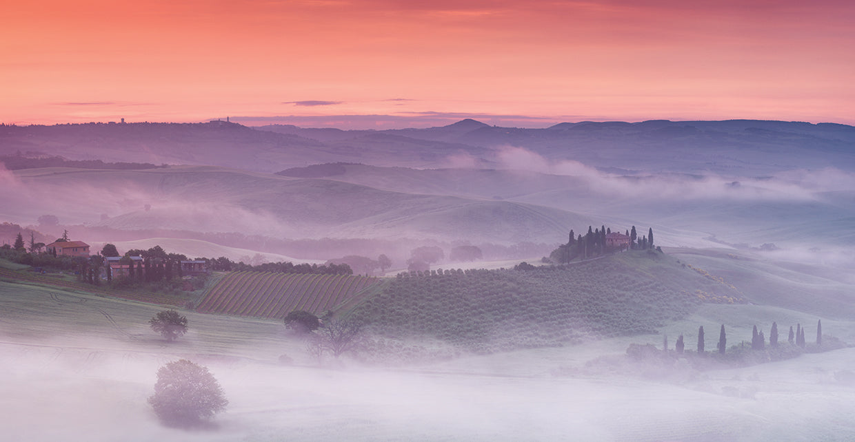 Mist over Belvedere Panaroma