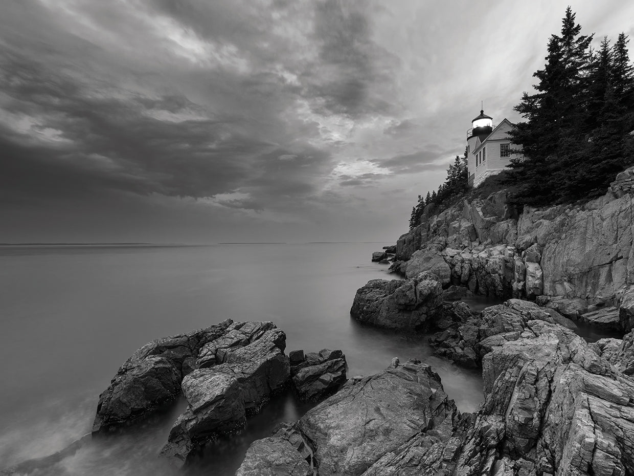Bass Harbor Mood B&W