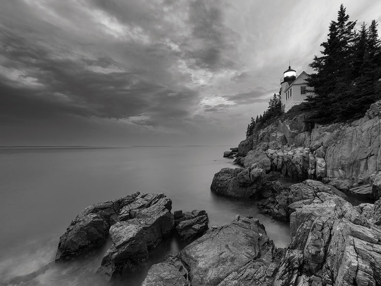 Bass Harbor Mood B&W