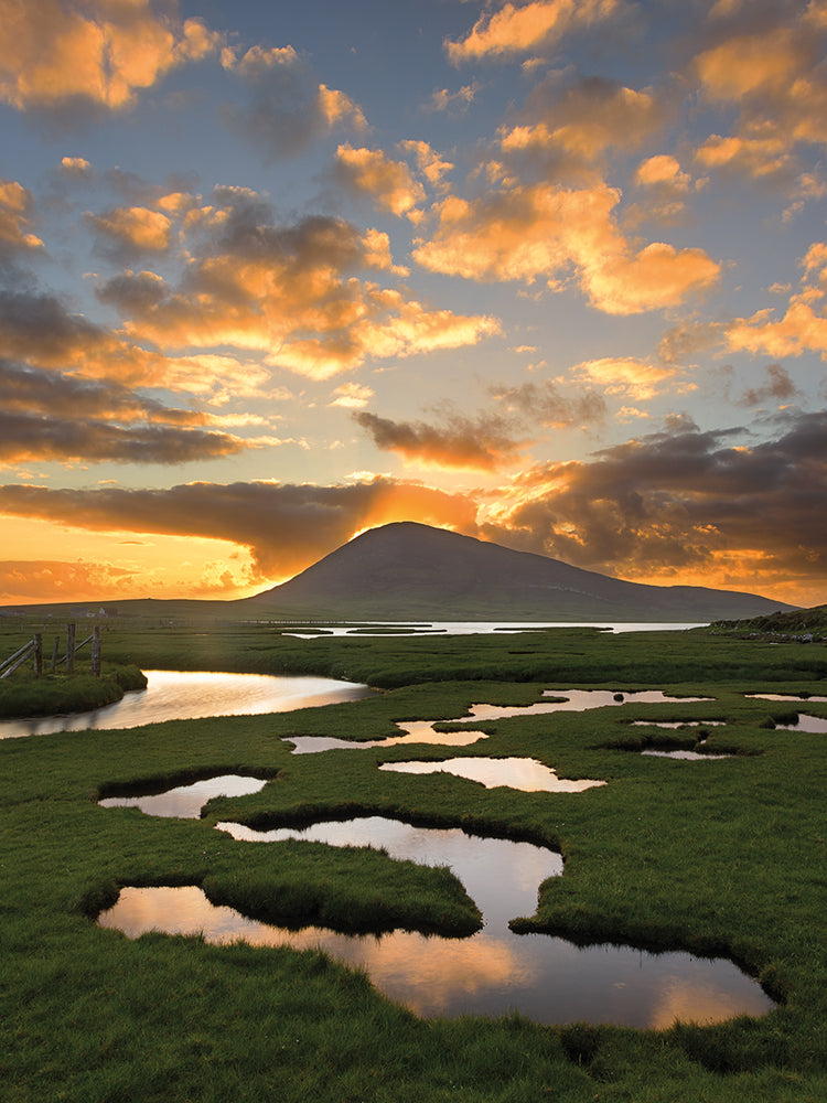 Mountain Rays I Vertical