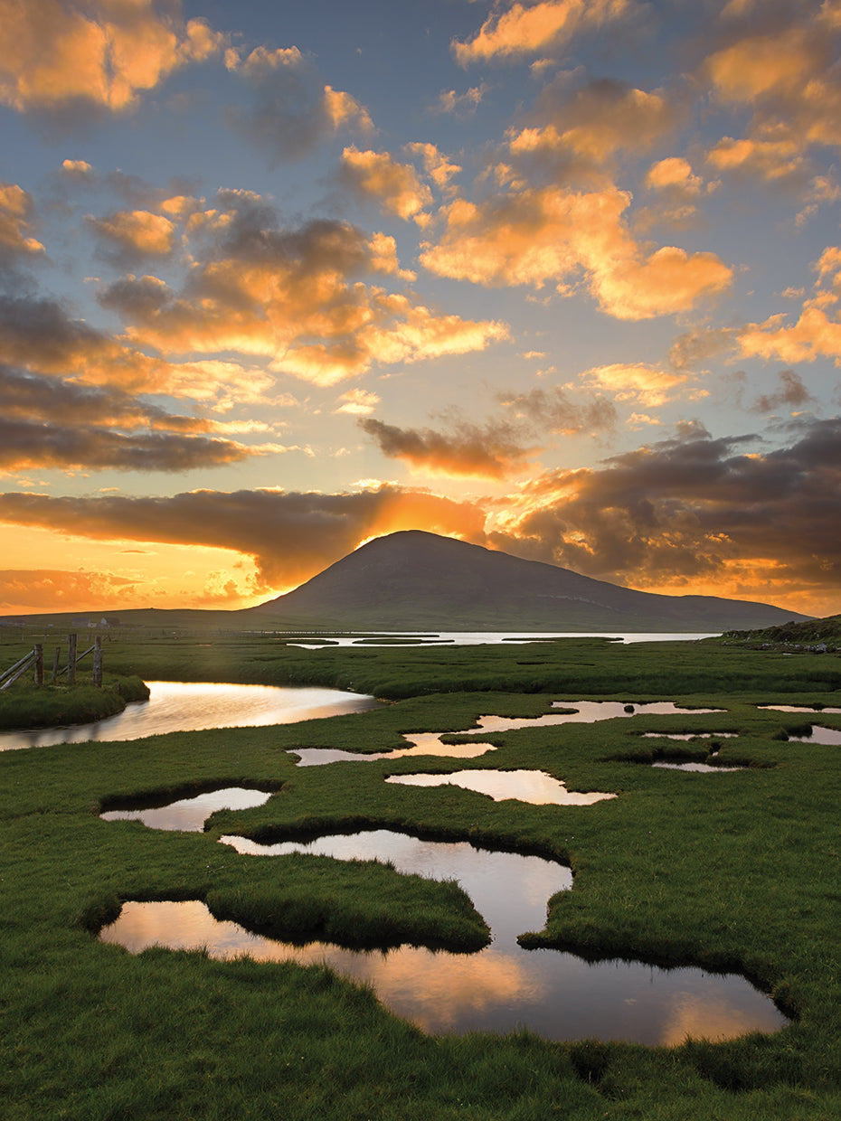 Mountain Rays I Vertical