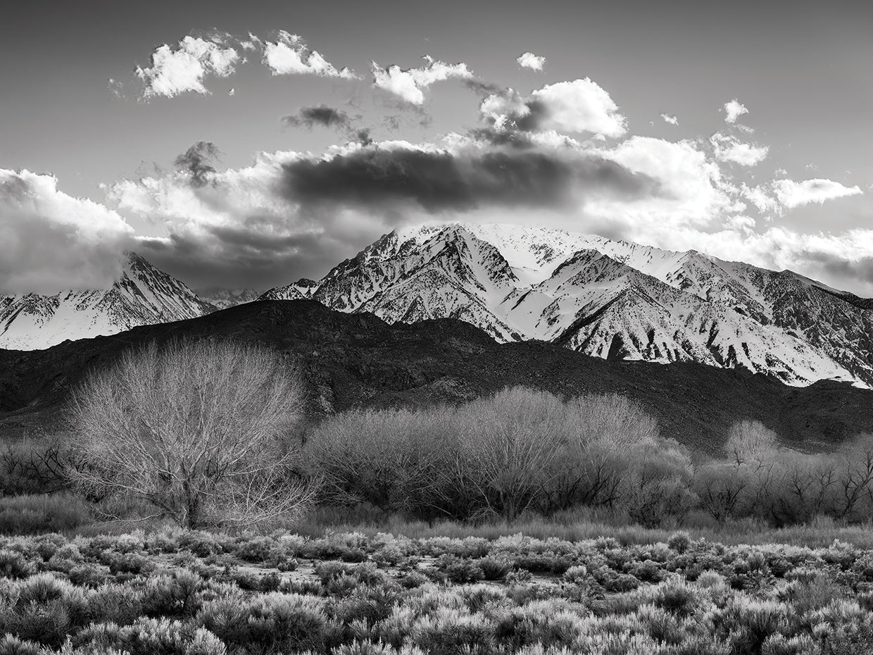 Sunset in the Sierra B&W