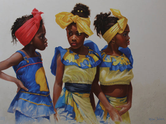 Three Girls Canvas Art