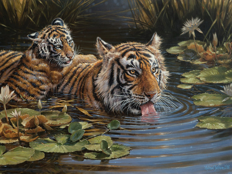 Arte de la lona de Dorothys Tiggers