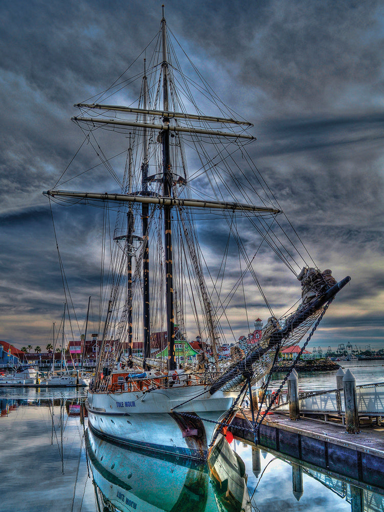 Sailing Boat on Dock