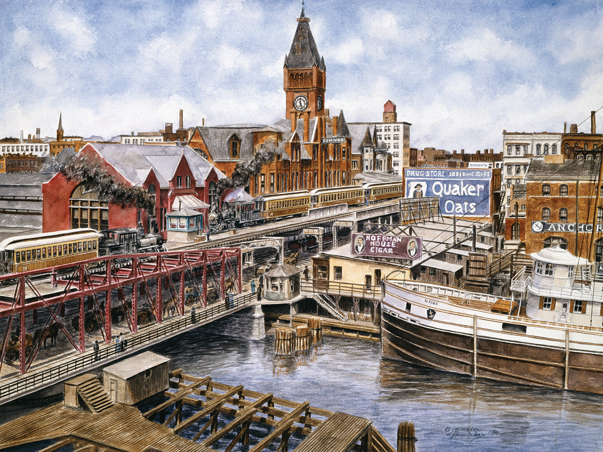 Chicago: Elevated R.R., Ca. 1896