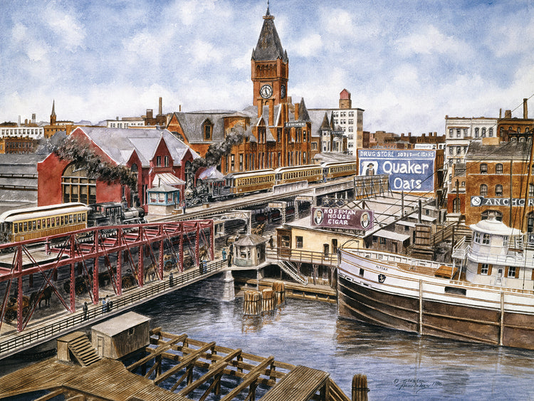 Chicago: Elevated R.R., Ca. 1896