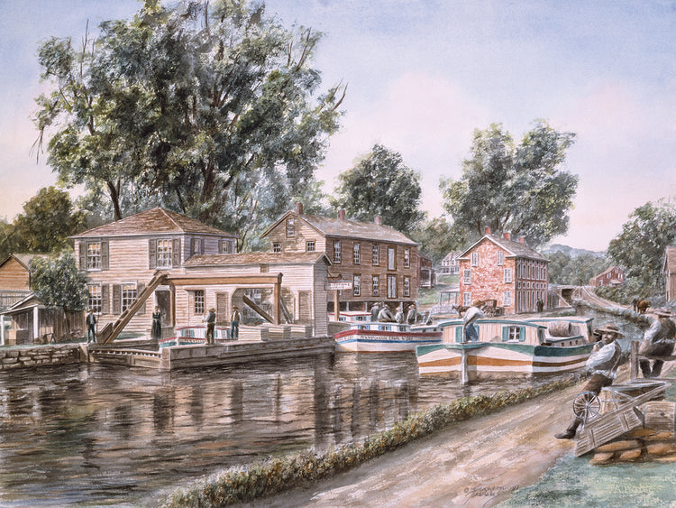 Weigh Locks On Penn Canal