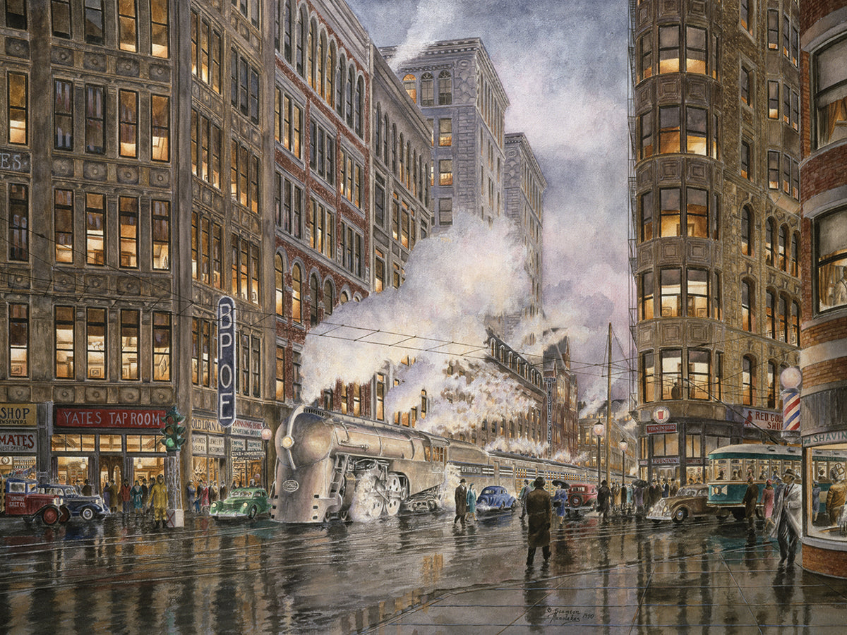20Th Century Ltd. At Syracuse Ny, Washington And Wharf Sts., Ca. 1936