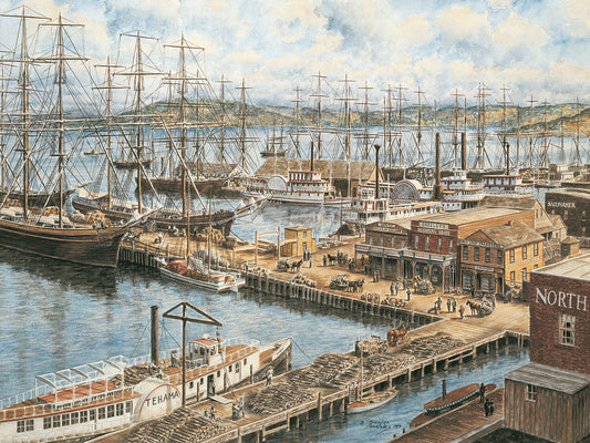 The Vallejo St. Wharf Canvas Art