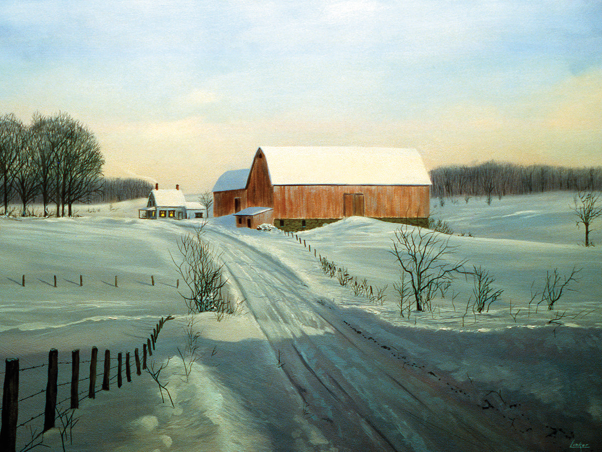 Path to the Red Barn and House