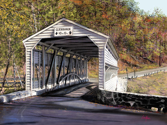 Knox Bridge - Valley Forge Pa Canvas Art