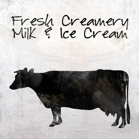Fresh Creamery Milk & Ice Cream Canvas Print