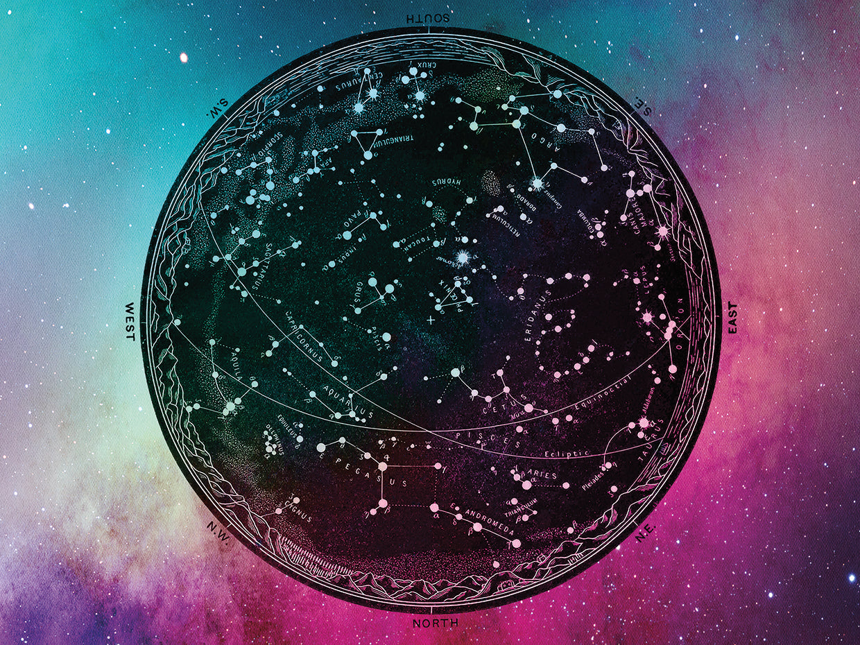 Nebula Sky Map horiz