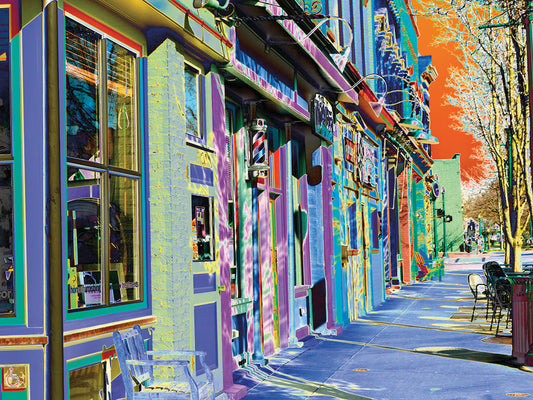 Multicolor street 2 Canvas Art