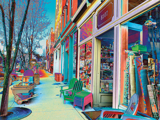Multicolor street 3 Canvas Art
