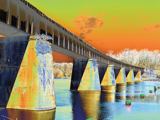 Multicolor Rail Road Bridge 2