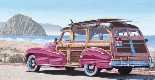 Beach Wagon Canvas Art