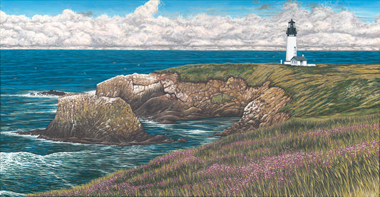 Yaquina Head Lighthouse Canvas Art