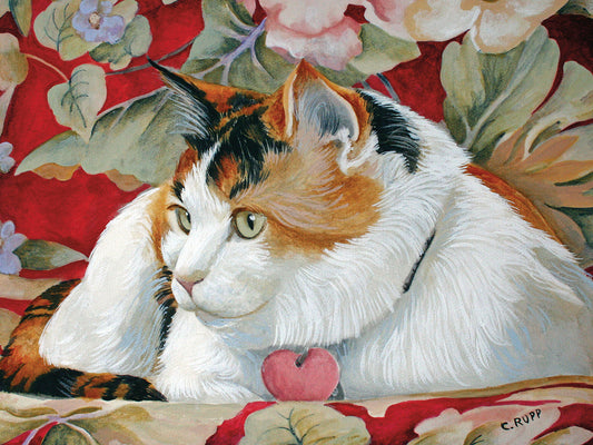 Callie the Calico Cat Canvas Print