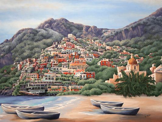 Amalfi Coast Canvas Art