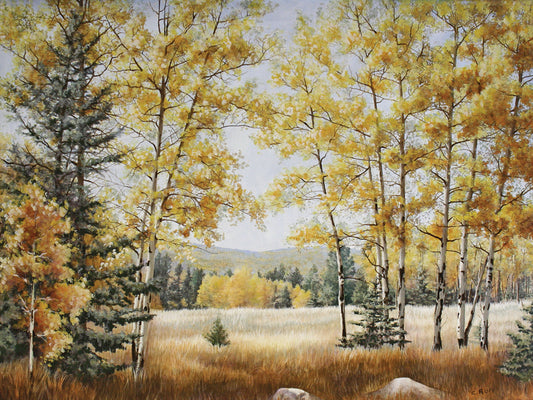 Fall Meadow Canvas Art