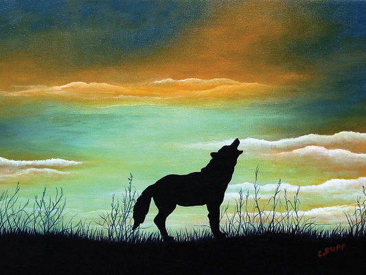 Lone Wolf Canvas Art