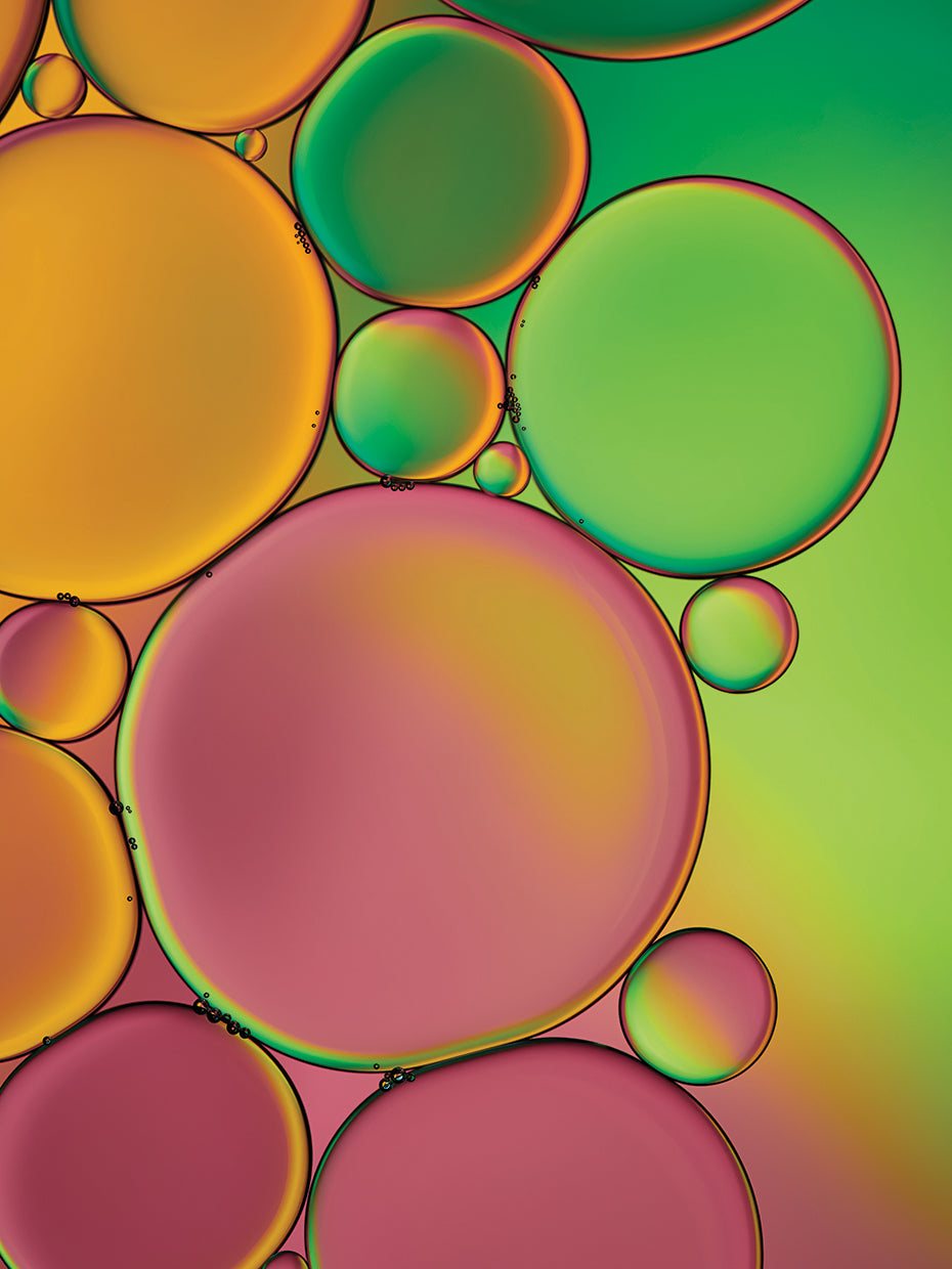 Green and Orange Drops