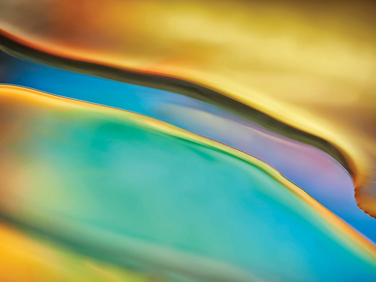 Yellow and Aqua Blue Flow