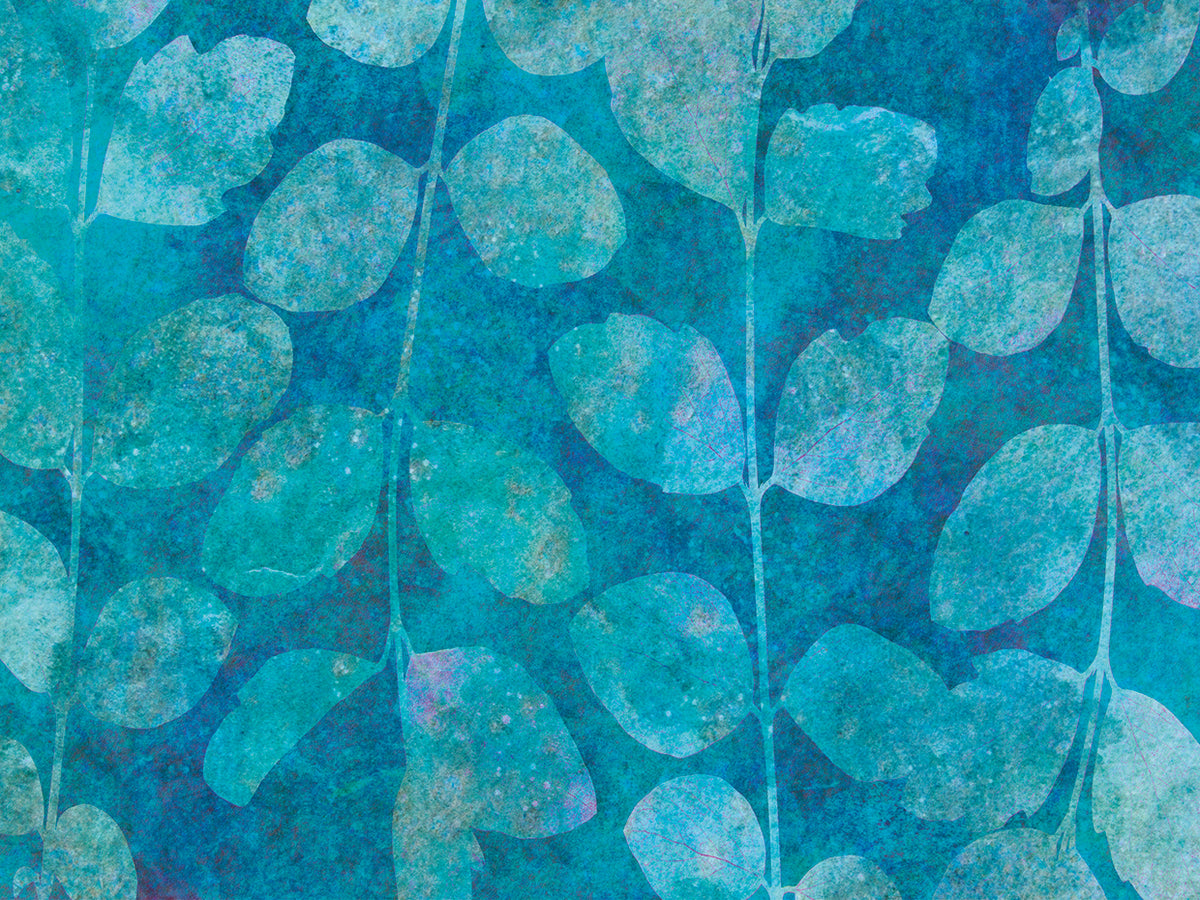 Leaf Pattern Blue