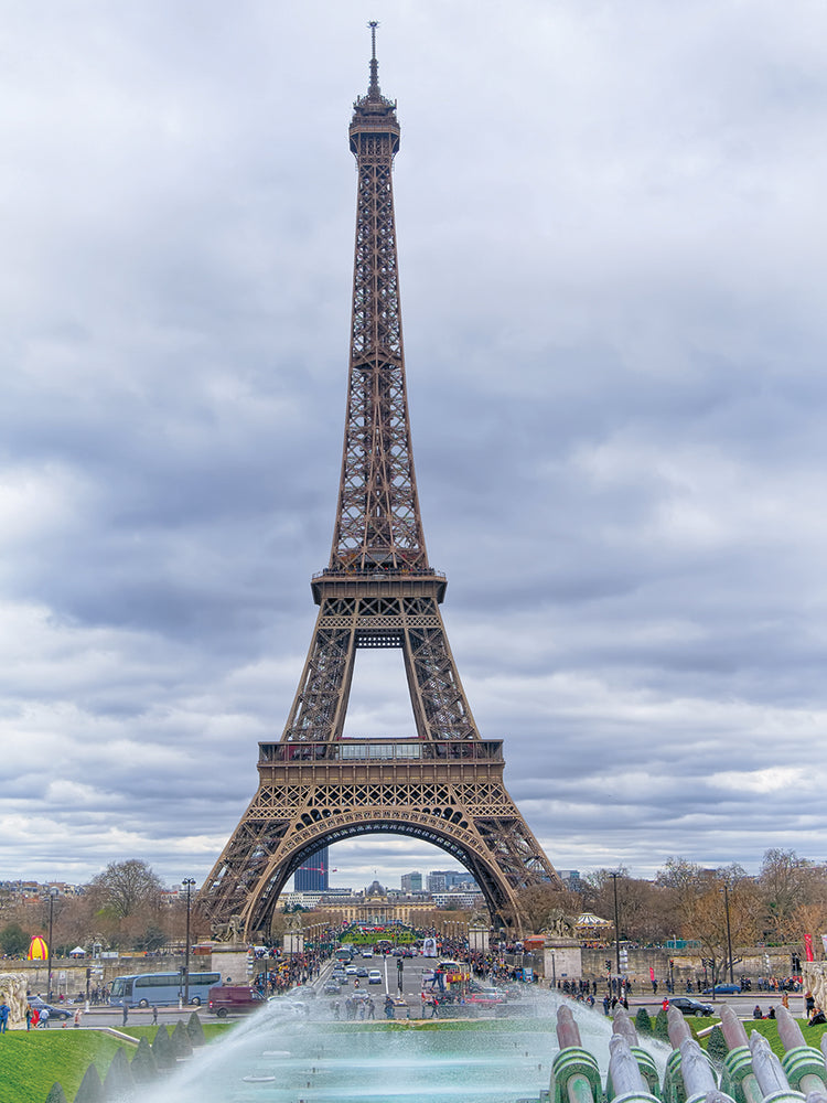 Torre Eiffel y Jardin du Trocadéro Lienzo
