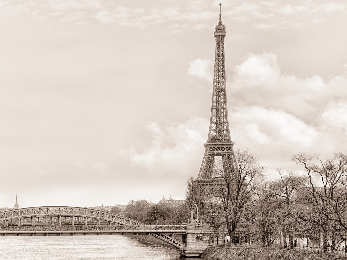 Eiffel Tower, Seine and Pont Rouelle