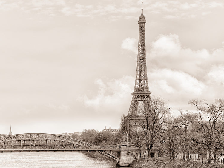 Cuadro Torre Eiffel, Sena y Pont Rouelle