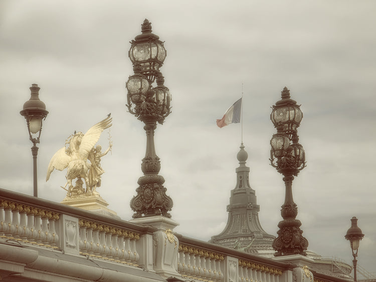 Art Nouveau Lamps Posts on Pont Alexandre III - III
