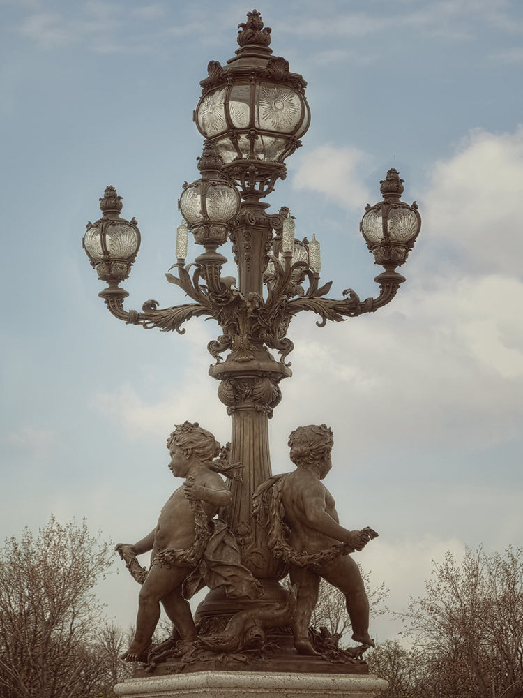 Art Nouveau Lamps Posts on Pont Alexandre III - IV