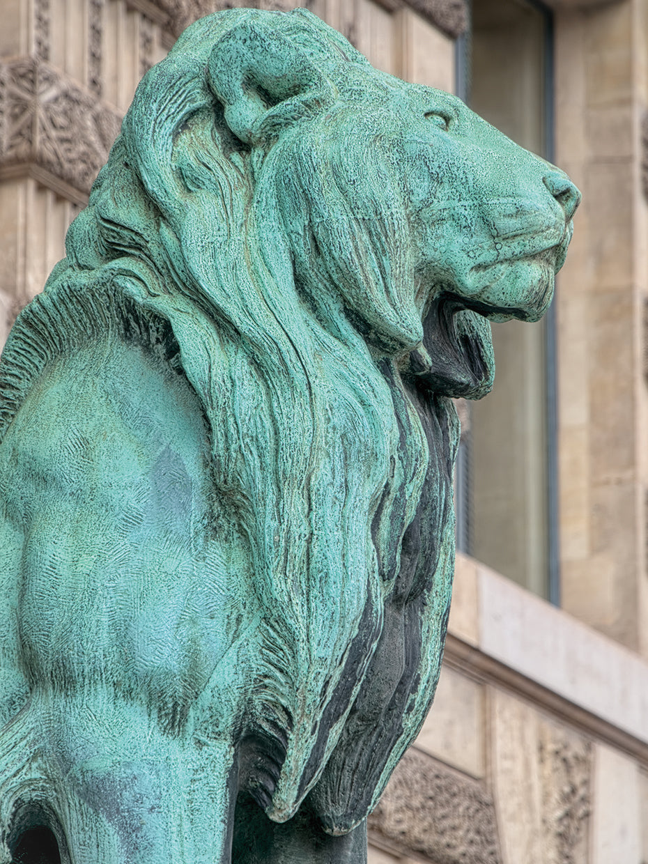 Lion Statue Of The Lions Gate Of The Louvre