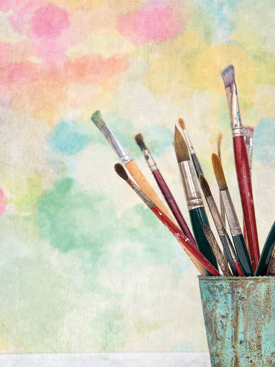 Paint Brushes and Aquarel