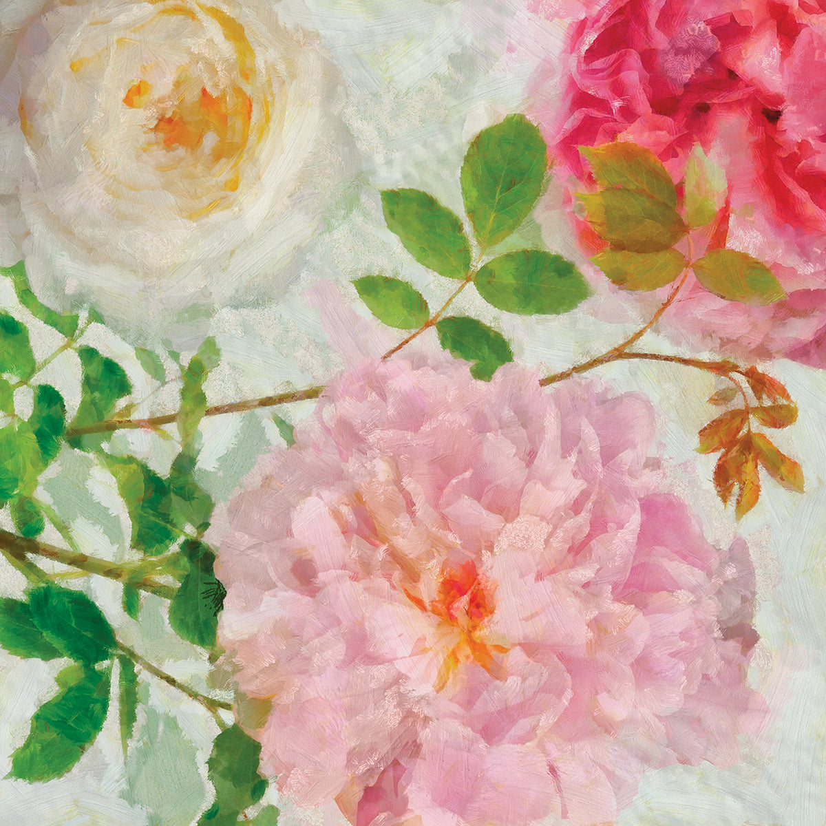 Peonies and Roses I