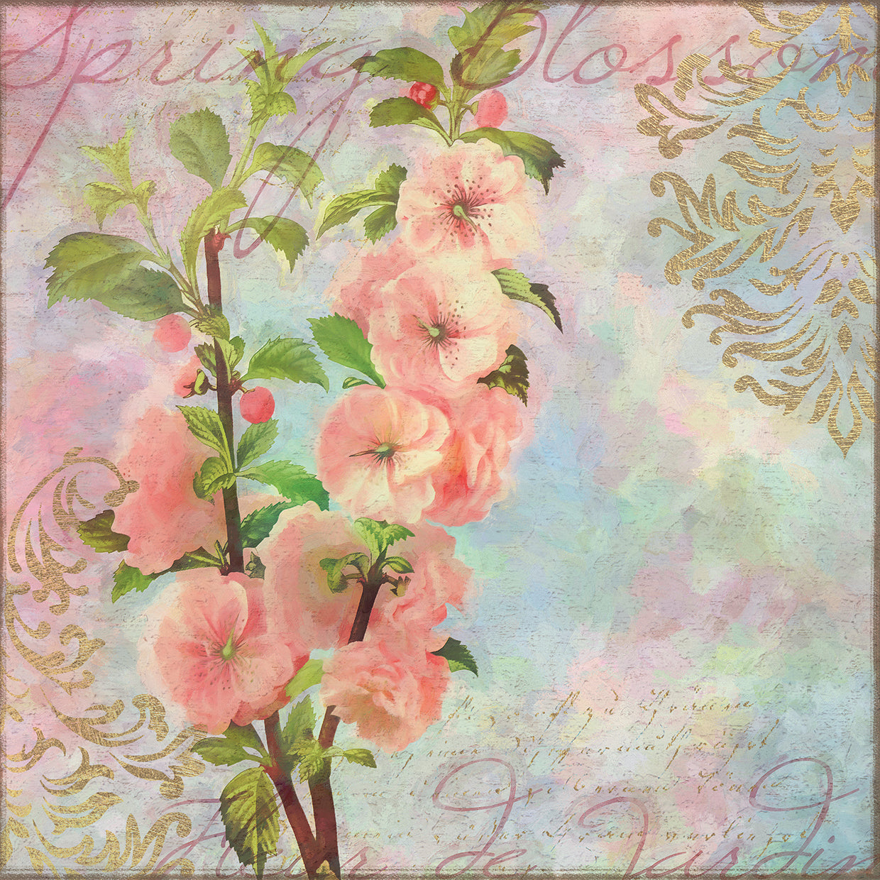Arte de la lona de la flor