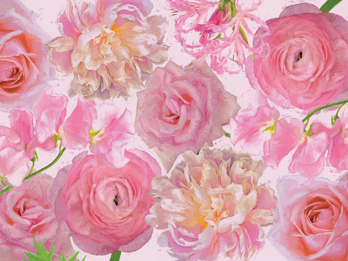 Wall Flowers Rose-Pink
