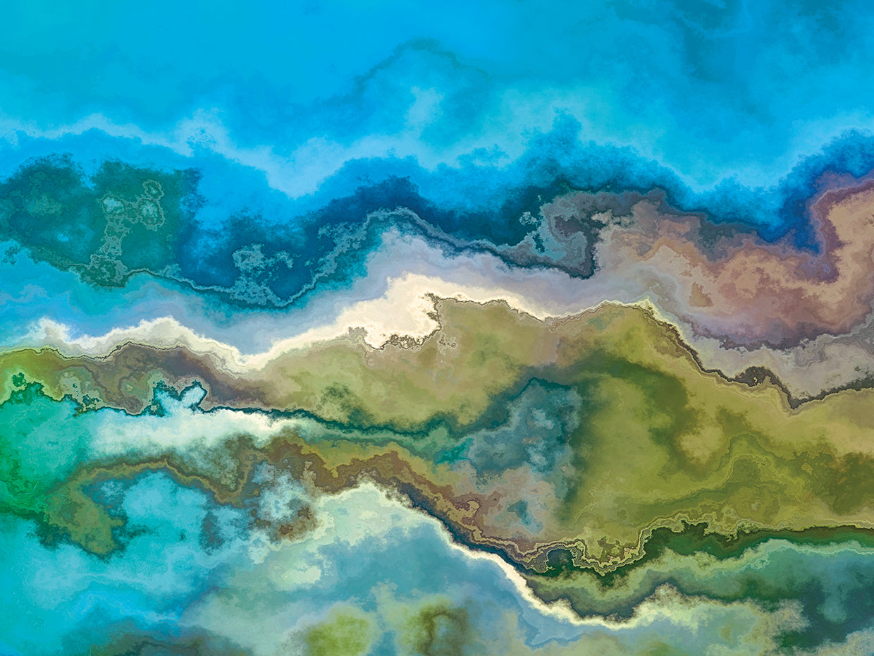 Wavescape Blue And Green