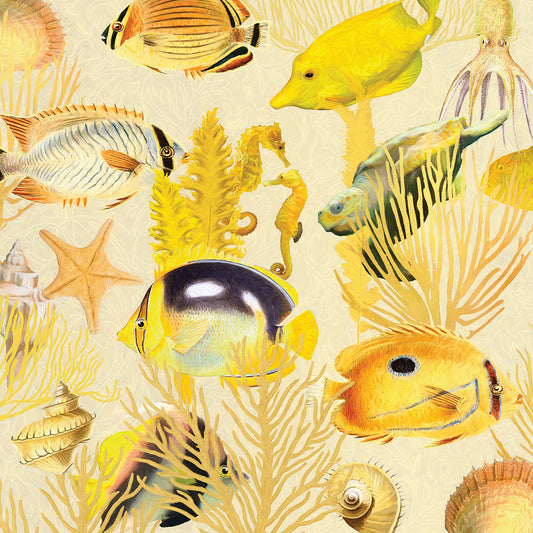 Tropical Sea Life Canvas Print