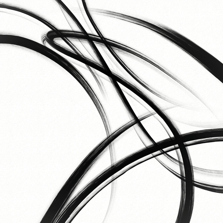 Black Brush Strokes II