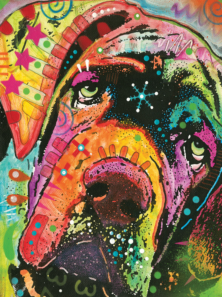 Olâ€™ Droopyface by Dean Russo - best quality handcrafted wall art work on large canvas & framed canvas prints