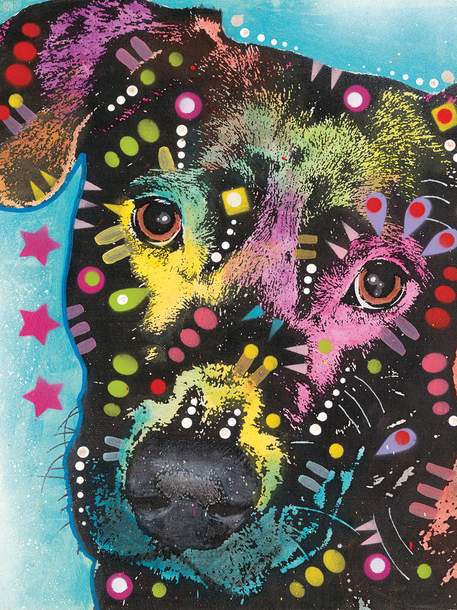 Lab Love 2 by Dean Russo - lowest price wall art work on large canvas & framed canvas prints