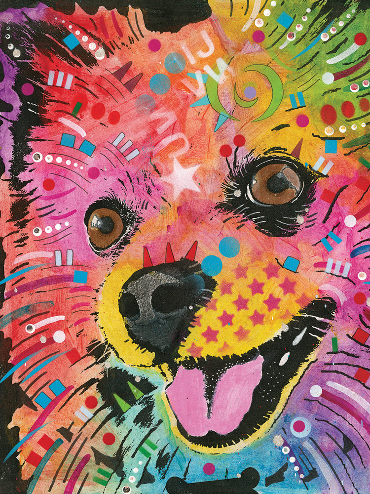 Pom Pom 2 by Dean Russo - highest quality handcrafted wall art work on large canvas & framed canvas prints