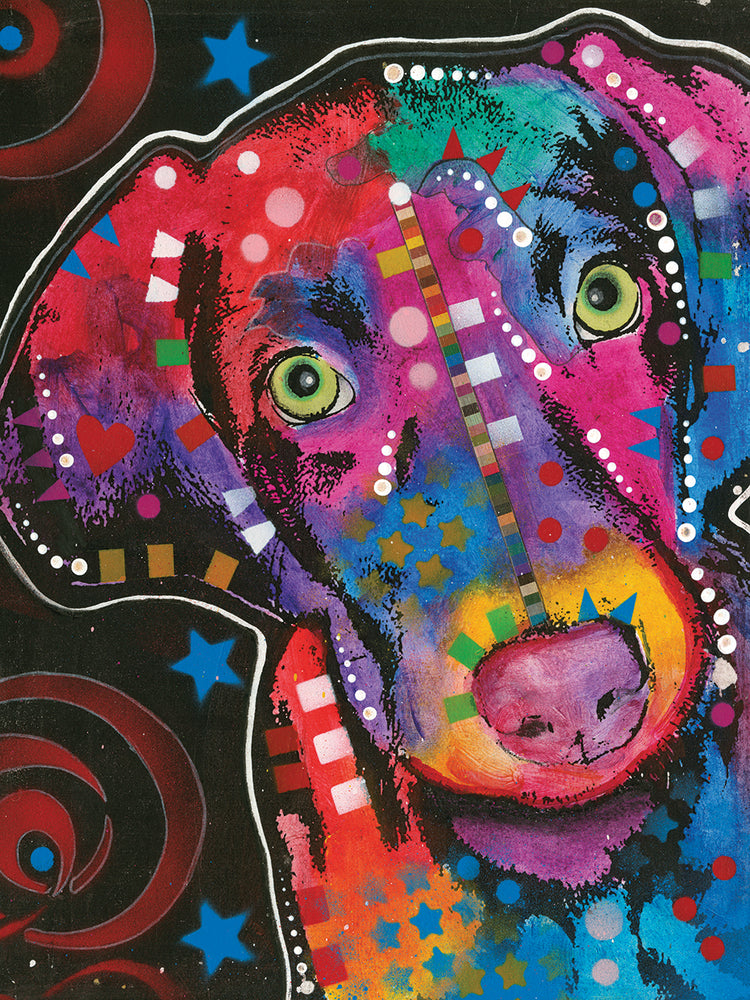 Chesapeake Bay Retriever by Dean Russo - handcrafted wall art work on large canvas & framed canvas prints, made to order