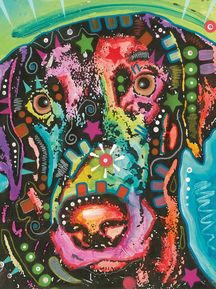 Psychedelic Lab by Dean Russo - handcrafted wall art work on large canvas & framed canvas prints, made to order