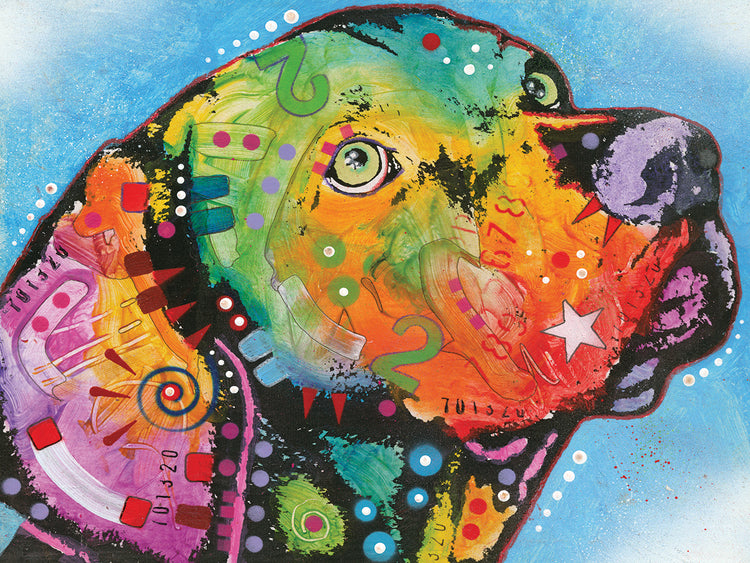 Gazing love by Dean Russo - highest quality handcrafted wall art work on large canvas & framed canvas prints